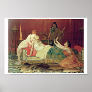 Affiches La promesse de David à Bathsheba