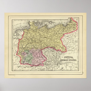 Affiches La Prusse, états allemands