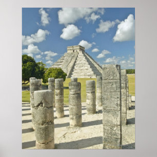 Affiches La pyramide de Kukulkan