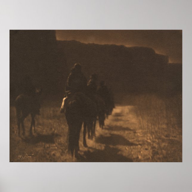 Affiches La race qui disparaît — Navaho. (Devant)