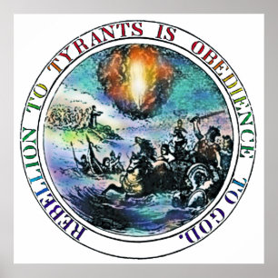 Affiches La rébellion aux tyrans est obéissance aux
