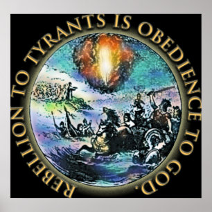 Affiches La rébellion aux tyrans est obéissance aux