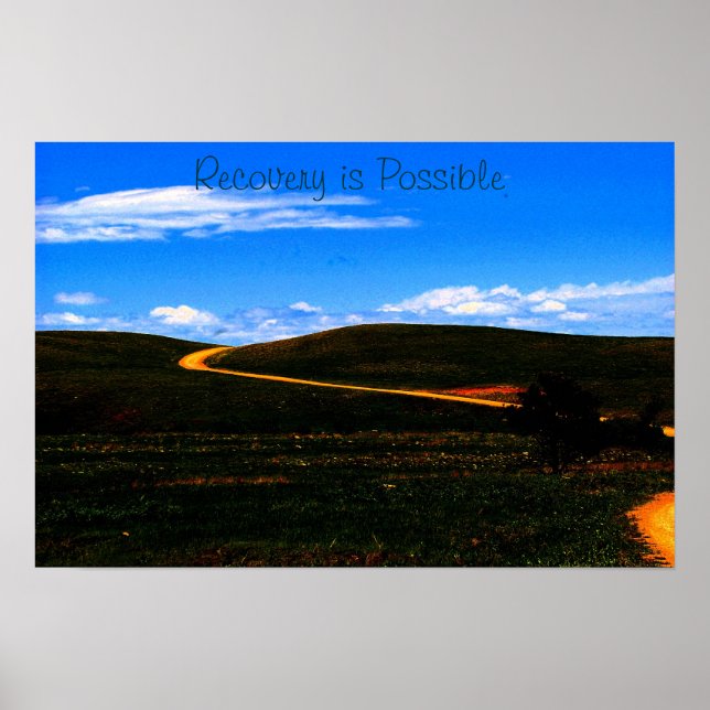 Affiches La récupération est possible poster/motivation (Devant)