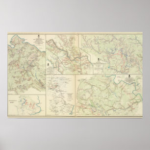 Affiches La région sauvage, N Anna, Spotsylvania ch
