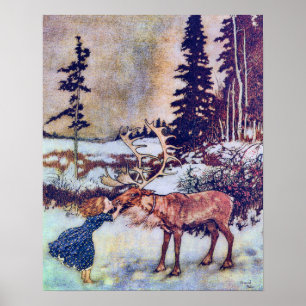 Affiches La reine des neiges Edmund Dulac