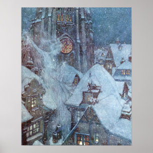 Affiches La reine des neiges par Edmund Dulac