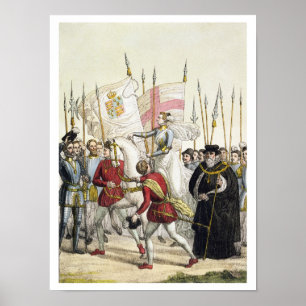 Affiches La reine Elizabeth I (1530-1603) Rassemblement des