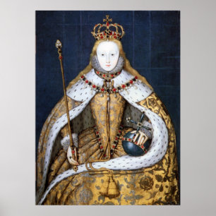 Affiches La Reine Elizabeth I : Couronnement