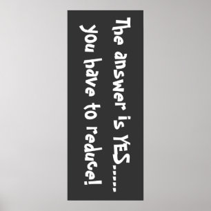 Affiches La réponse est oui