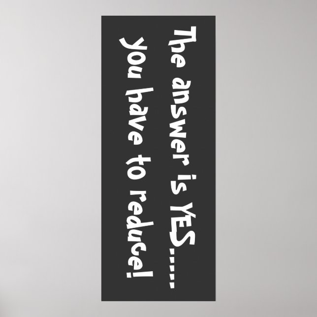 Affiches La réponse est oui (Devant)