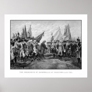 Affiches La Restitution De Cornwallis À Yorktown