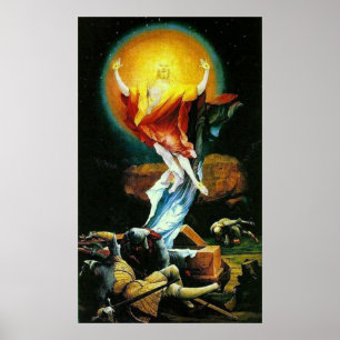 Affiches La Résurrection du Christ par Grunewald