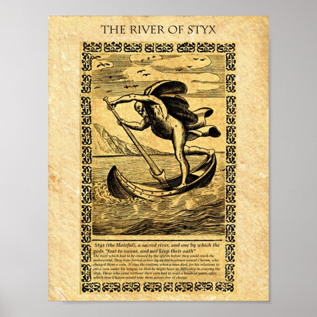 AFFICHES LA RIVIÈRE DE STYX (Devant)
