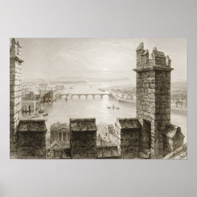 Affiches La rivière Shannon et Limerick (Devant)