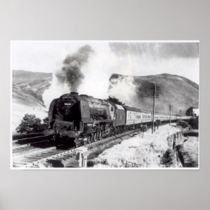 Affiches La Royal Scot, locomotive interurbaine