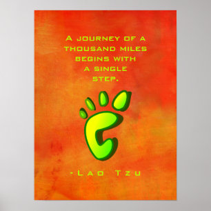 Affiches La sagesse motivationnelle inspirée par Lao Tzu