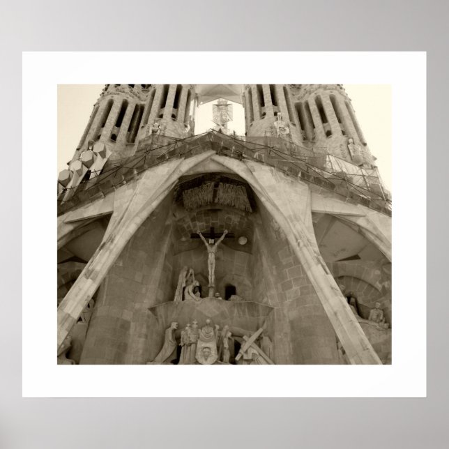 Affiches La Sagrada Familia de Gaudi (Devant)