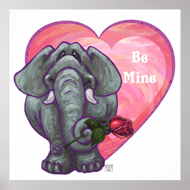 Affiches La Saint-Valentin des éléphants (Devant)