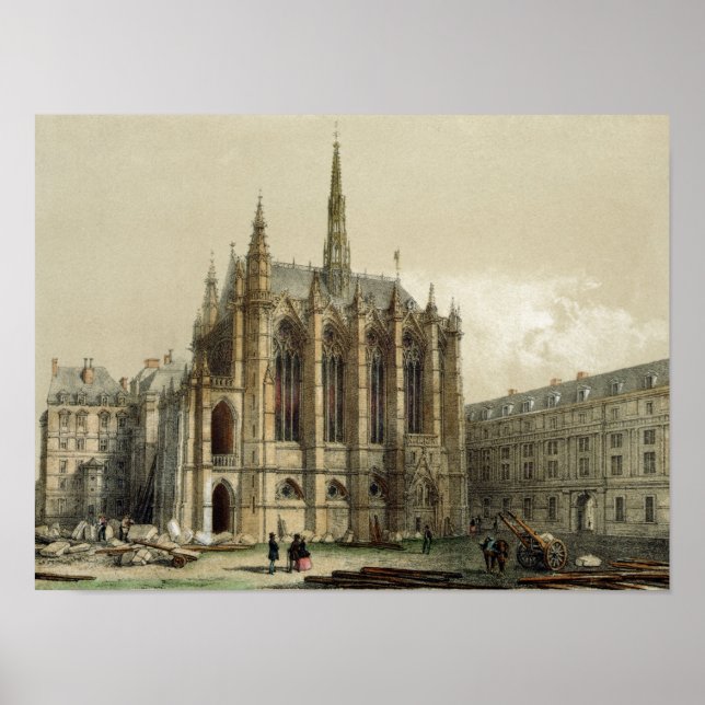 Affiches La Sainte Chapelle, Paris (Devant)