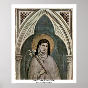 Affiches La Sainte Claire D'AssiseDétail Par Giotto Di Bond