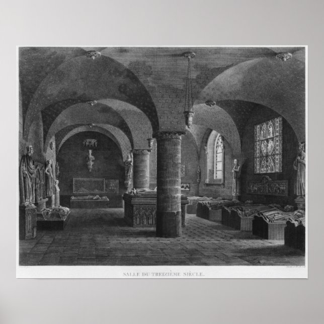 Affiches La salle du XIIIe siècle, Musée des Monuments (Devant)