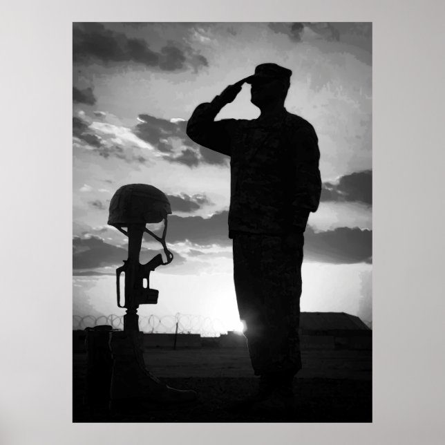 AFFICHES LA SALUTE D'HÉROS (Devant)