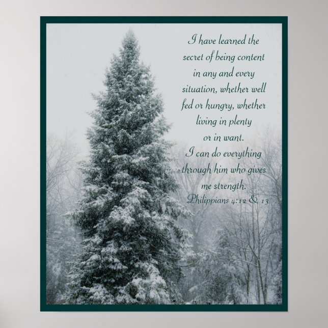 Affiches La scène secrète de l'hiver chrétien (Devant)