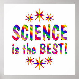 Affiches La science est la meilleure