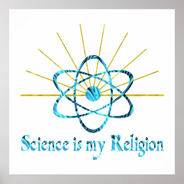 Affiches La science est ma religion (Devant)