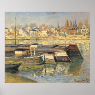 Affiches La Seine à Asnieres par Claude Monet