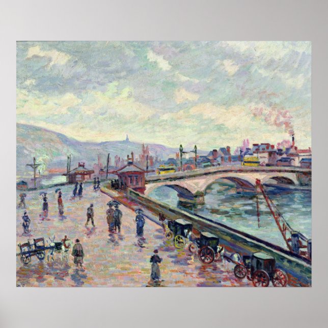 Affiches La Seine à Rouen (Devant)