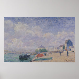 Affiches La Seine chez Bercy, 1885