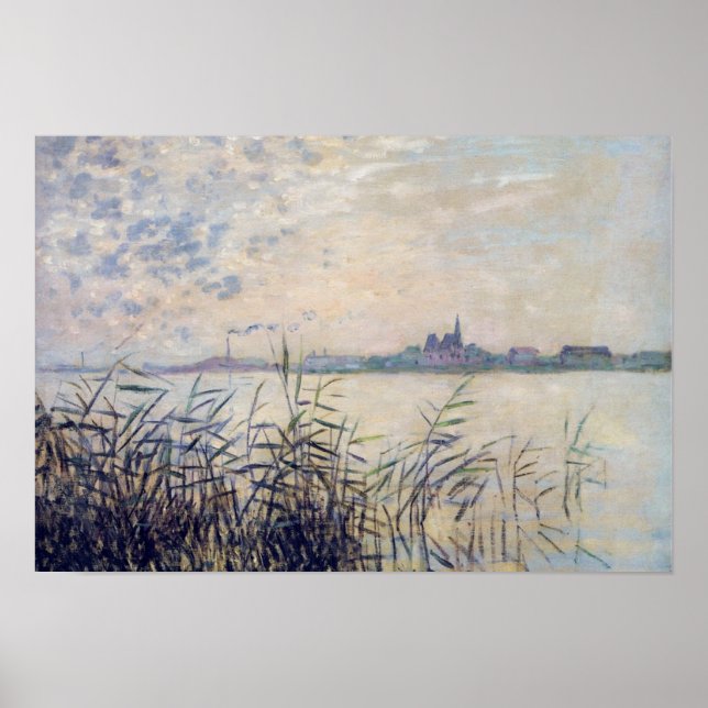 Affiches La Seine près d'Argenteuil - Claude Monet (Devant)