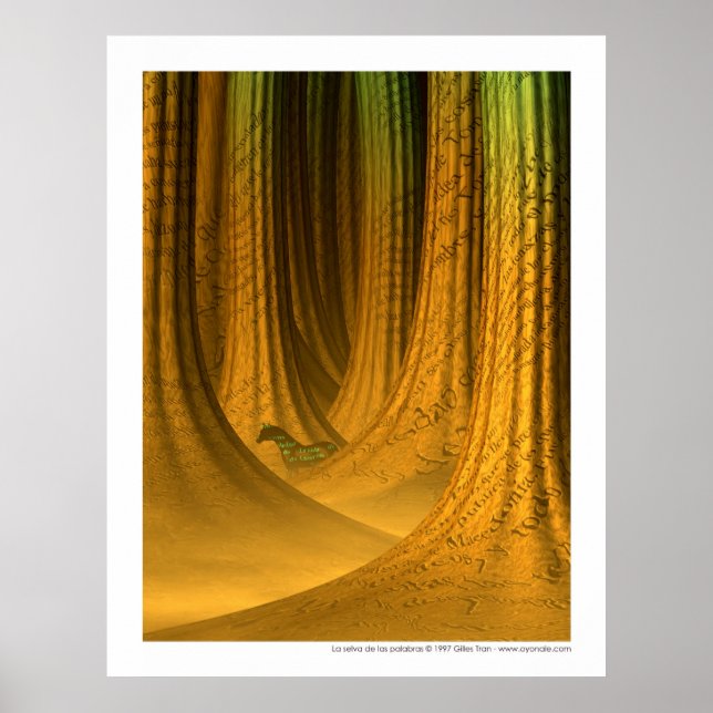 Affiches La selva de las palabras (Devant)