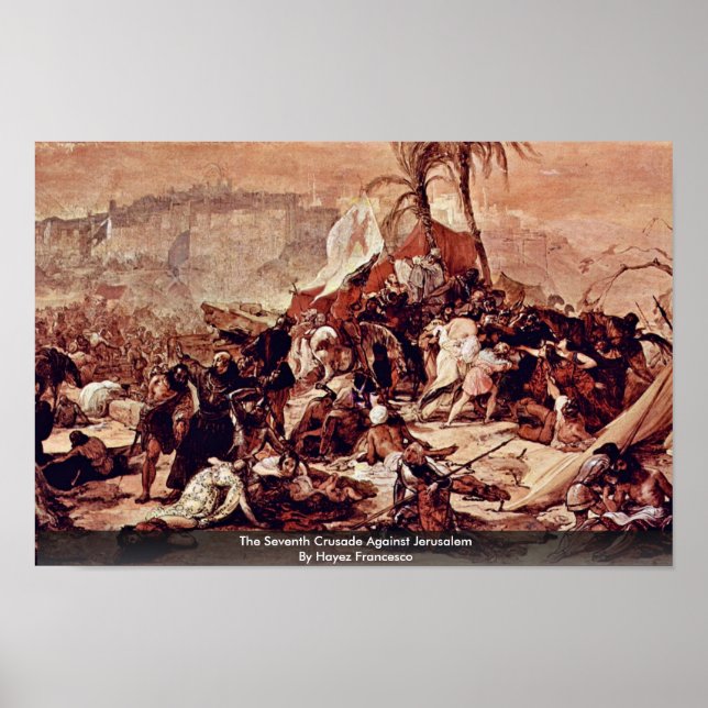 Affiches La Septième Croisade Contre Jérusalem (Devant)