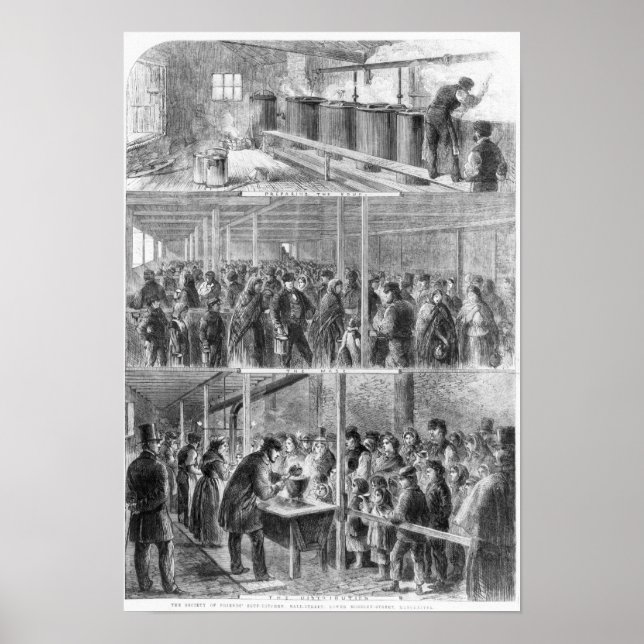 Affiches La Société de la soupe d'amis (Devant)