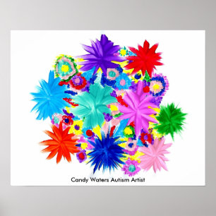 Affiches La sucrerie arrose l'artiste d'autisme
