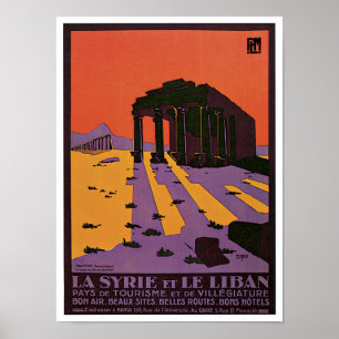 Affiches La Syrie et Le Liban (Syrie et Liban)