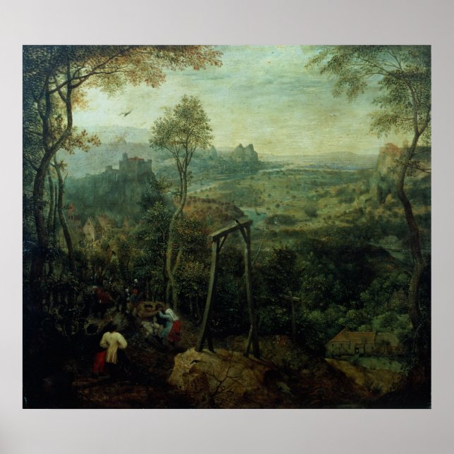 Affiches La tarte sur la potence, 1568 (Devant)