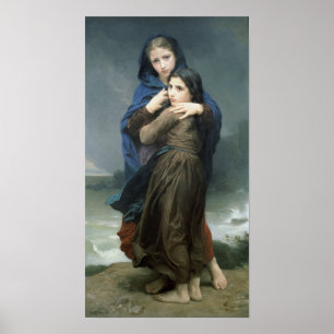 Affiches La tempête (L'Orage) par Bouguereau
