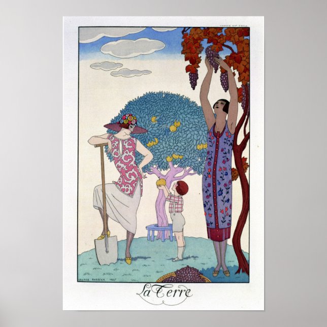 Affiches La Terre, 1925 (litho couleur) (Devant)