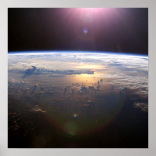 Affiches La terre de planète de l'espace