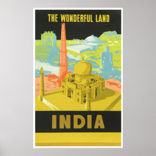 Affiches La Terre Merveilleuse : Inde