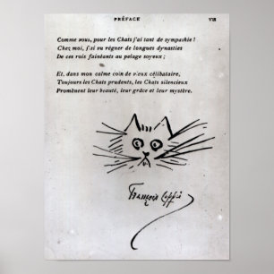 Affiches La tête du chat