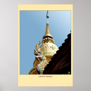 Affiches La Thaïlande colorée