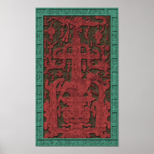 Affiches La tombe de l'affiche de Pacal