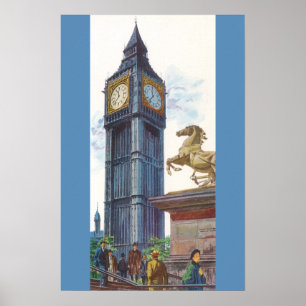 Affiches La tour Big Ben au Palais de Westminster