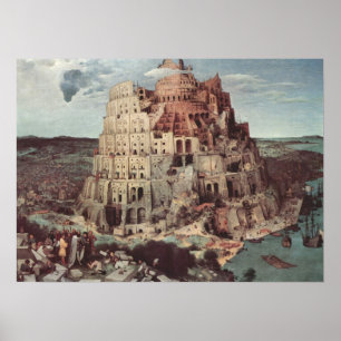 Affiches La Tour de Babel - Pieter Bruegel l'Ancien