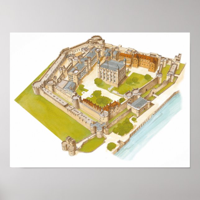 Affiches La Tour de Londres. Londres (Devant)