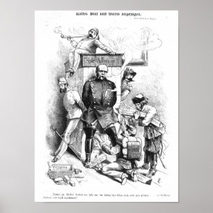 Affiches La Triple Alliance, de Bismarck